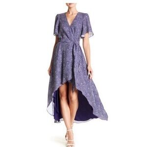 Parker floral high-low dress